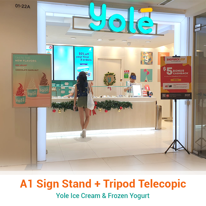 Sign Stands and Tripod Telescopic Stand